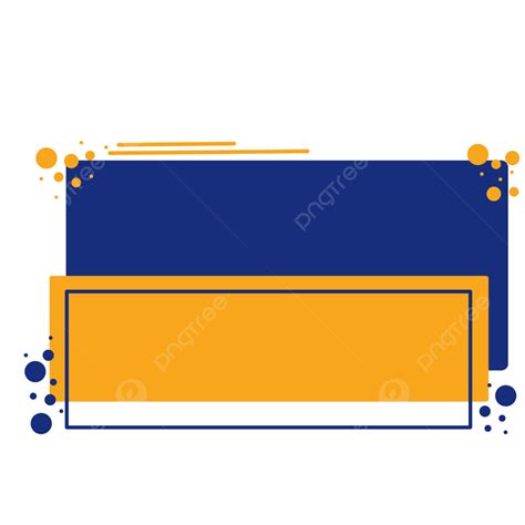 Banner De Cuadro De Texto Amarillo Y Azul Png Cuadro De Texto Psd Conjunto De Cuadro De Texto