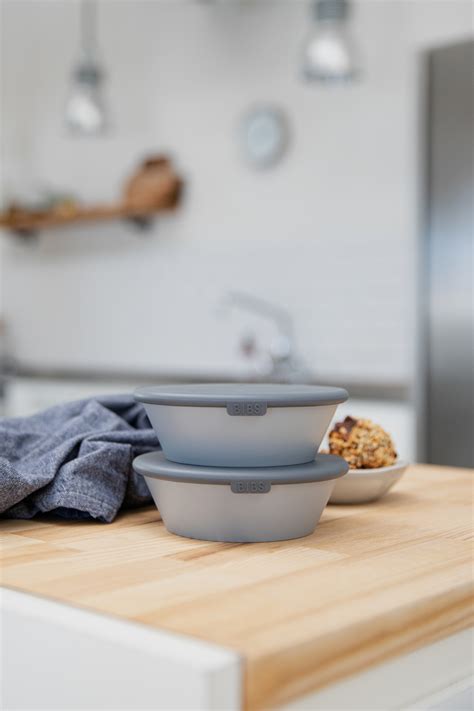 Набор тарелок с крышкой BIBS Dinner Set, 2 шт. - Sage купить Тарелочки ...