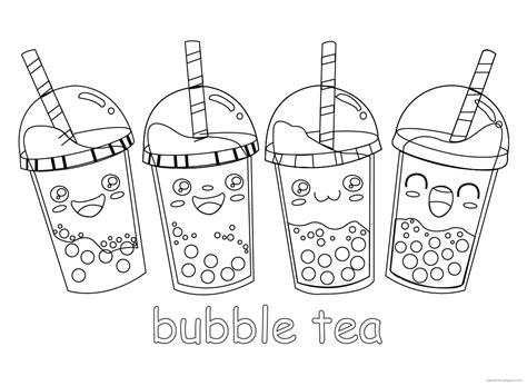 Mewarnai Bubble Tea