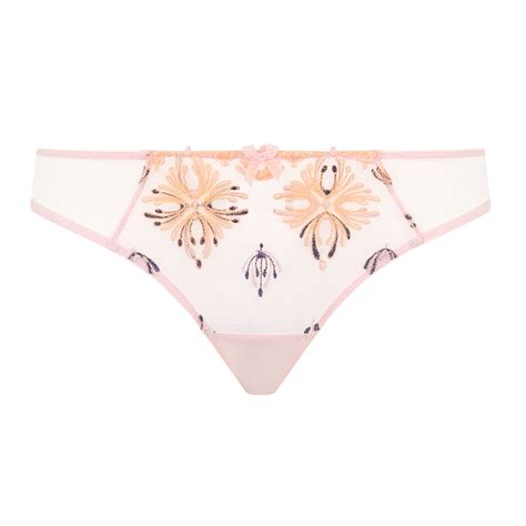 Chantelle pieces lingerie set Champs Elysées Nymphea Pink Multico