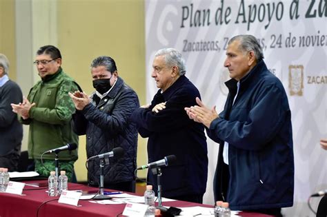 Amlo Presenta Plan De Apoyo Para Zacatecas Ante Ola De Violencia En La Entidad