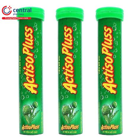 [CHÍNH HÃNG] Viên sủi Actiso Pluss mát gan, thanh nhiệt, giải độc