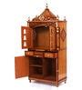 Buy Antarusya Large Floor Rested Pooja Mandap With Door Teak Gold At