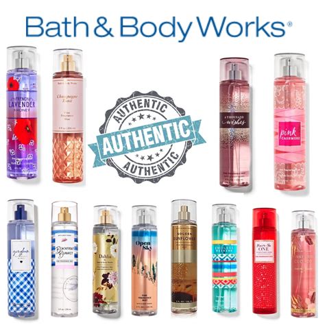 PART CLEARANCE DEFECT Authentic Original Bath Body Works BBW Fine Fragrance Mist Body