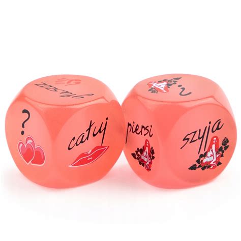 ŚWIECĄCE Kości Miłości SEX KOSTKI DO GRY dla Par 9185831063 oficjalne archiwum Allegro