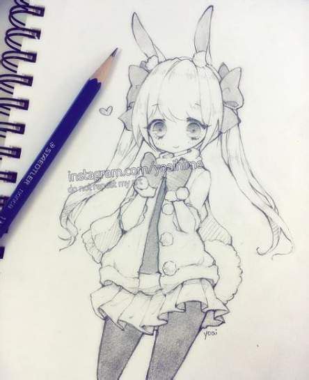 Chibi Cute Anime Drawing Ideas