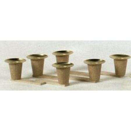 German Christmas Pyramid Parts Set of 6 Candle Holders - Walmart.com