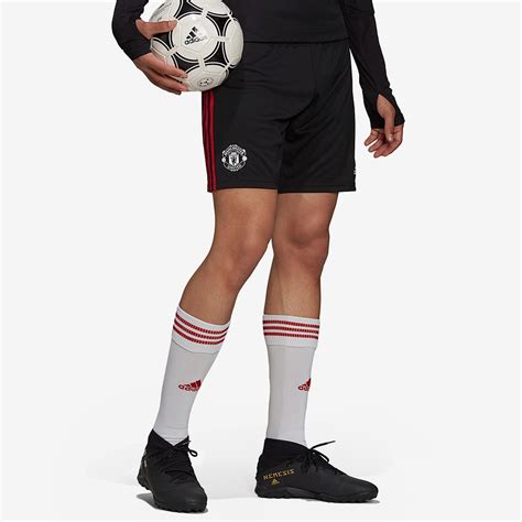 Adidas Manchester United 21 22 Training Short Black Mens Replica