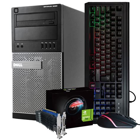 Dell Optiplex Gaming Pc Desktop Tower Gb Ram Ssd Hdd With Graphics