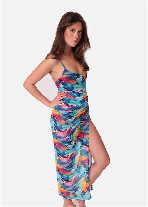 Bikini lång sarong Hawaii Badkläder Sunkini se