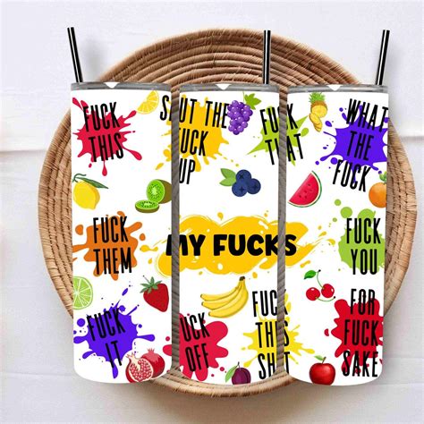 My Fucks Tumbler Rude Gifts Travel Mugs Thermal Mugs Keep Drinks Hot Keep Drinks Cold Best
