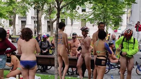 145 World Naked Bike Ride Montreal 2019 ThisVid