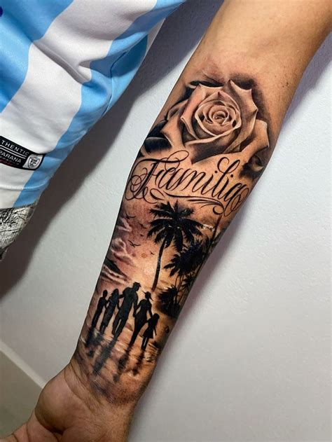 Tatuagem Família 5 Pessoas - Tatuagem homenagem à família | Tattoo innenarm, Oberarm tattoo ...