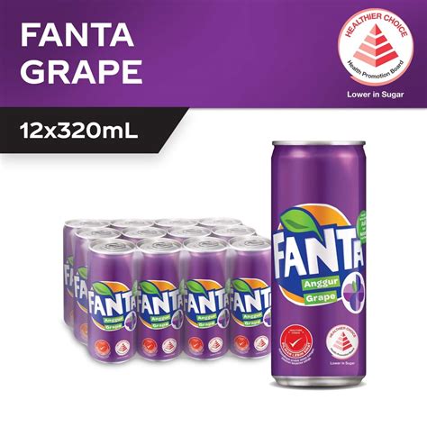 Fanta Grape 12 X 320ml Case Halal Shopee Singapore