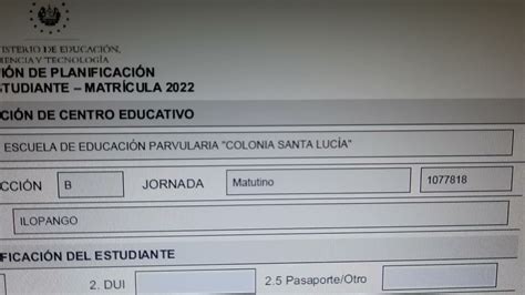 Qué es la matrícula escolar ejemplo Actualizado 2025