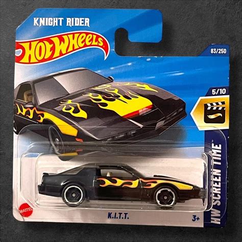 HOT WHEELS KITT With Flames 2025 HW Screen Time Knight Rider Combine