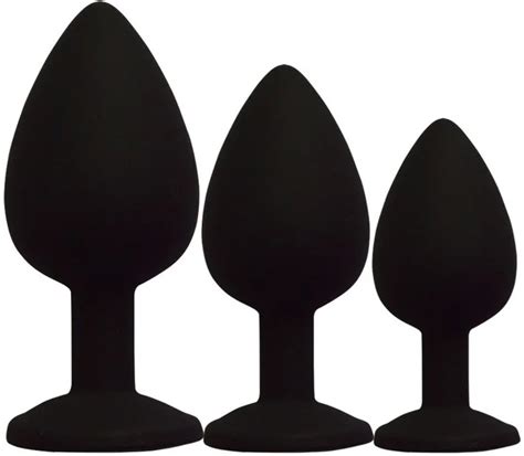 Hitam Grosir Mainan Seks Kesehatan Steker Anal Bokong Silikon Buy Anal Butt Plug Silicone Sex