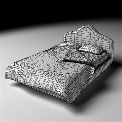 Double Bed 3d Model