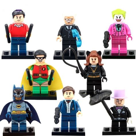 Joker Batman Bruce Wayne Catwoman Minifigures Lego Compatible Dc Super