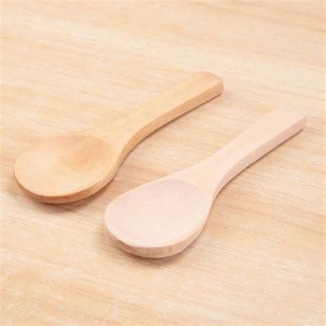 50 PièCes de Petite CuillèRe en Bois Mini CuillèRe CuillèRe à Café de