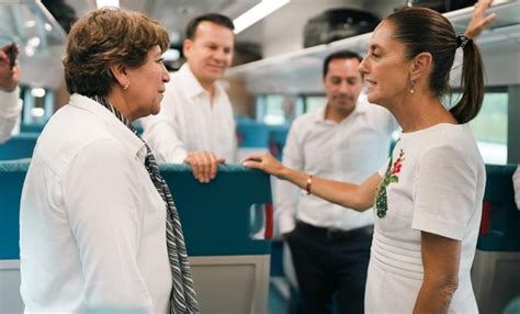 Delfina G Mez Se Re Ne Con Claudia Sheinbaum En Palacio Nacional