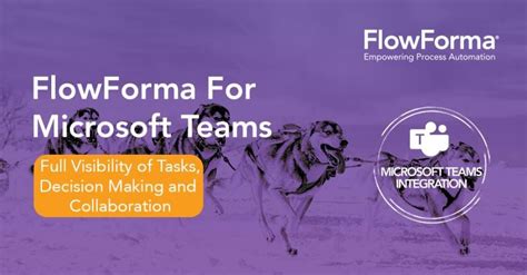 Flowforma Process Automation Microsoft Teams Productive Collaboration