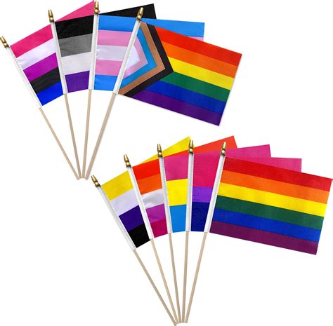 Amazon Xcfh Set All Pride Rainbow Gay Flags Banner String Bunting Lgbtq Decoration