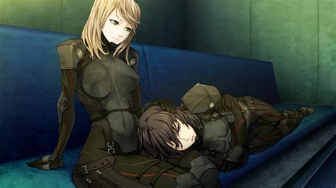 Zunta Kusunoki Kaede Bradyon Veda Original Game Cg Girl Blonde Hair Bodysuit Breasts