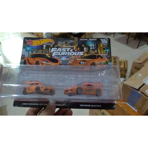HOT WHEELS 豐田 風火輪高級兩件裝 TOYOTA SUPRA GR SUPRA ORANYE 蝦皮購物
