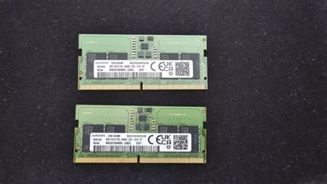 SAMSUNG DDR5 PC5 4800 SO DIMM Arbeitsspeicher M425R4GA3BB0 CQK EUR 55