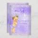 Princess Baby Shower Lilac Lavender Tiara Blonde Invitation Zazzle