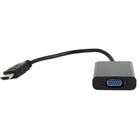 Gembird Adapter kábellel, HDMI-A M - VGA F, Fekete - eMAG.hu