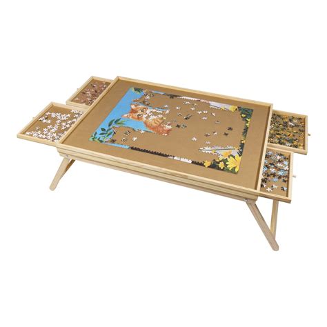 Genialo Table De Puzzle Pieds Commander En Ligne Maison Confort