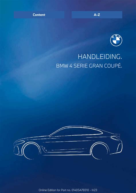 2024 BMW 4 Series Gran Coupe Handleiding PDF Manual 420 Pages