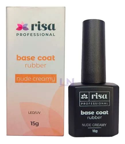 Base Rubber Risa Nude Creamy Cabine Leduv 15g Unhas De Gel Parcelamento Sem Juros