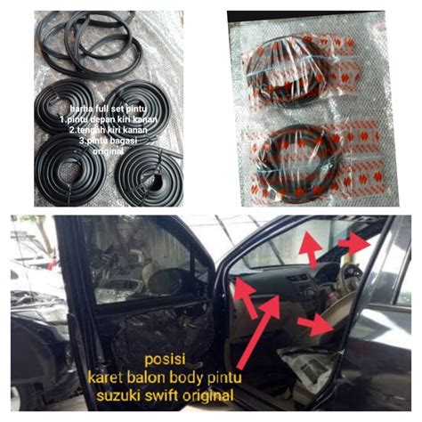 Jual Karet Body Karet Balon Pintu Mobil Suzuki Swif X Over Splas Aerio