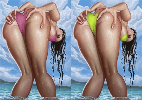 Wet On The Beach By Nikilson Hentai Foundry