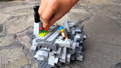 Lego mountains climbing Review / Гора и скалолаз из Лего - YouTube