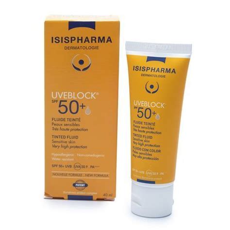 Isis Pharma Uveblock 50 Light Tinted Fluid 40 Ml Best Price Online