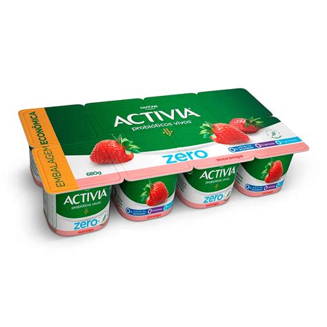 Leite Fermentado Iogurte - Leite Fermentado Desnatado Activia Moran Zero Lactose 680G | Iogurte ...