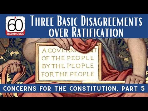 Three Basic Disagreements Over Ratification Concerns For The