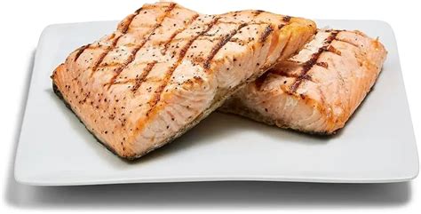 visual guide  grilled salmon   grams