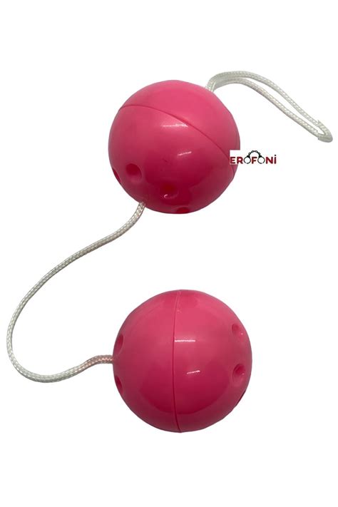 Erofoni Tutma Bölümlü Kadınlara Özel Erofoni İkili Pink Vajinal Ve Anal Zevk Topu Fiyatı