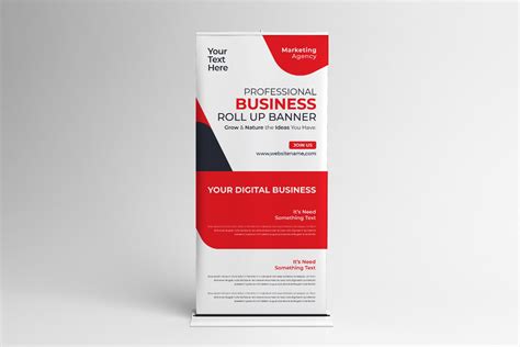 Business Solution Rollup Banner Design Graphic By Belal Hossan