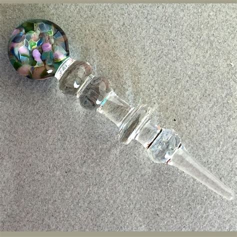 Hand Blown Glass Art Dabber Tool Perfume Stopper Usa Made Etsy