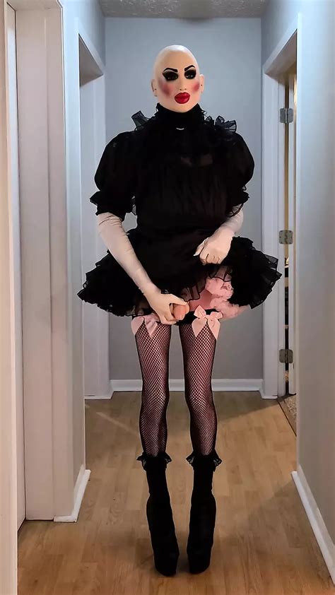 Rubberdoll Whore Masturbates In Chastity And Cums Shemale Ladyboy Porn Xhamster