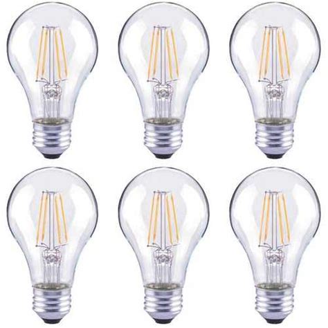 Ecosmart Fg 04019 100 Watt Equivalent A19 Dimmable Clear Glass Filament