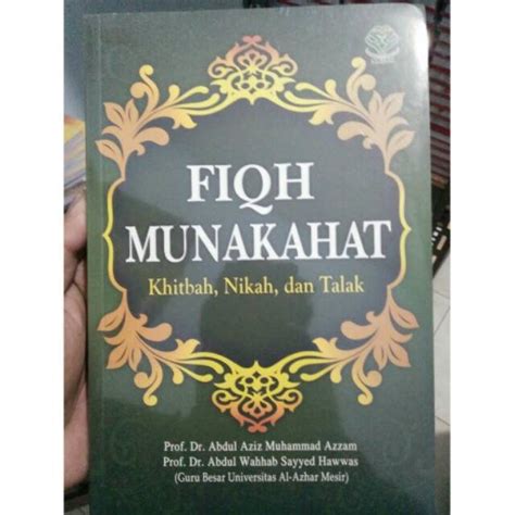 Jual Buku Fiqh Munakahat By Abdul Aziz M Azzam Shopee Indonesia