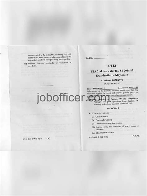 Mdu Question Paper