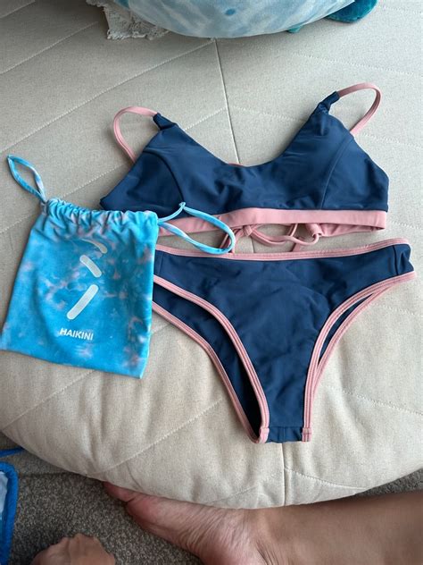 Set Haikini Bikini Set Women S Fashion Swimwear Bikinis Swimsuits On Carousell